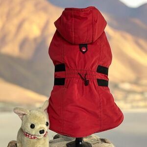 Warm Toggle Puffer Dog Parka Jacket
